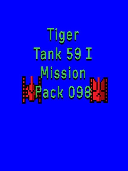 Обложка Tiger Tank 59 I: Mission Pack 098