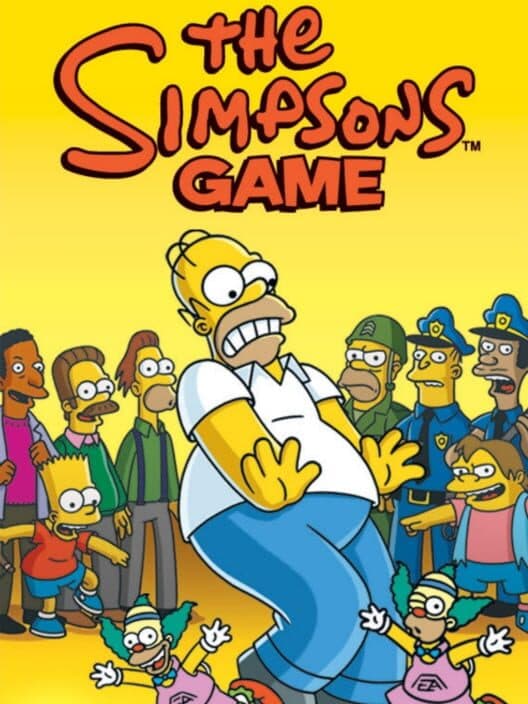 Обложка The Simpsons Game