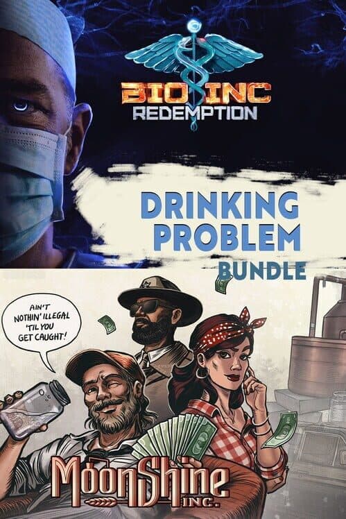 Обложка Moonshine Inc. + Bio Inc. Redemption: Drinking Problem Bundle