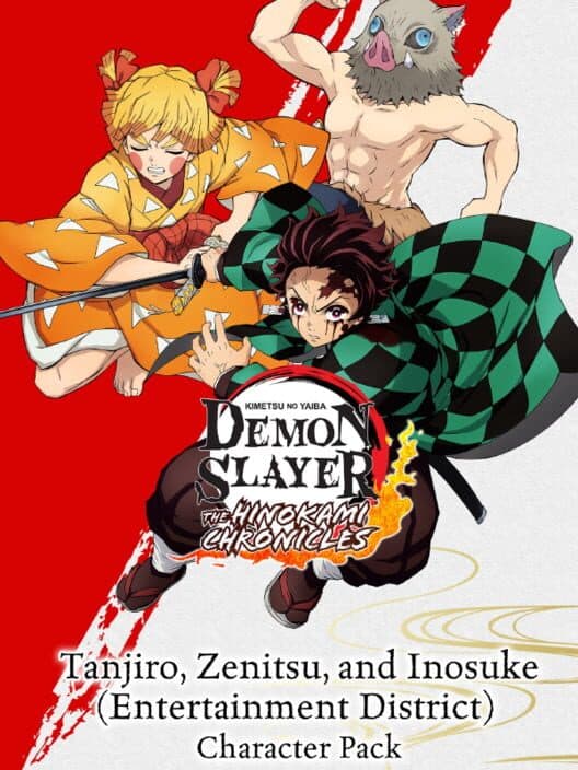 Обложка Demon Slayer: Kimetsu no Yaiba - The Hinokami Chronicles: Tanjiro, Zenitsu, and Inosuke - Character Pack