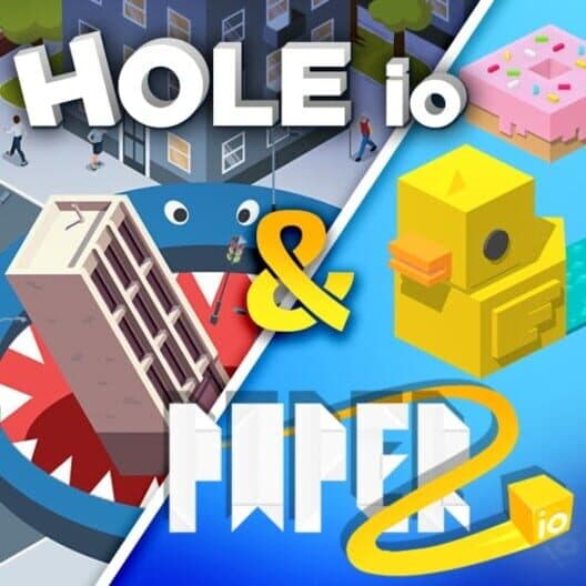 Обложка Hole io & Paper io 2