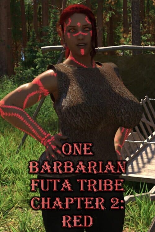 Обложка One Barbarian Futa Tribe Chapter 2: Red