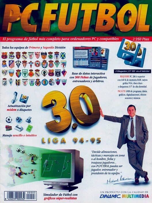 Обложка PC Fútbol 3.0