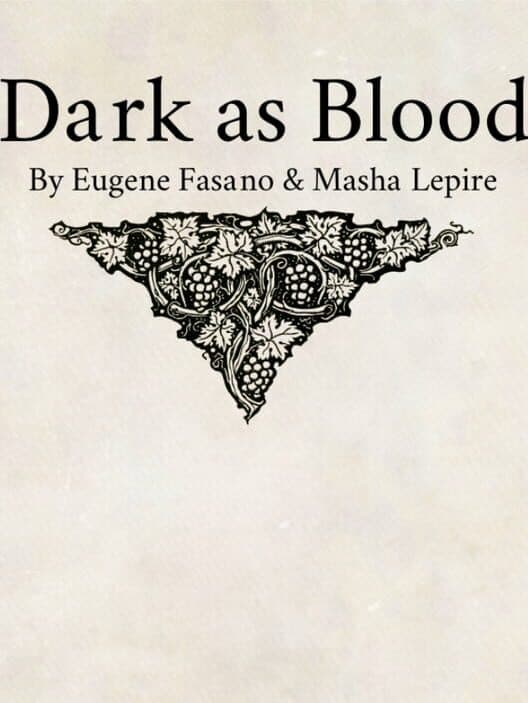 Обложка Dark as Blood