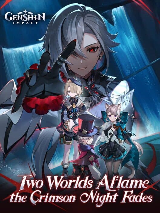 Обложка Genshin Impact: Two Worlds Aflame, the Crimson Night Fades