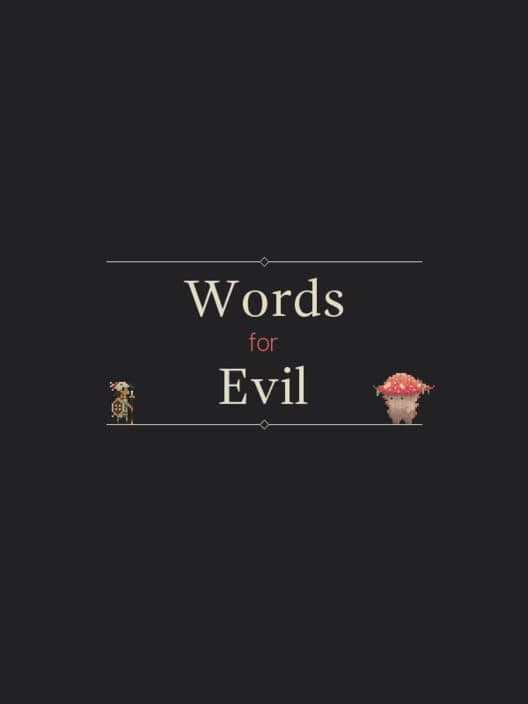 Обложка Words for Evil