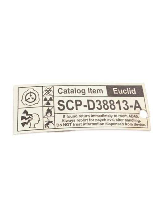 Обложка SCP-D38813