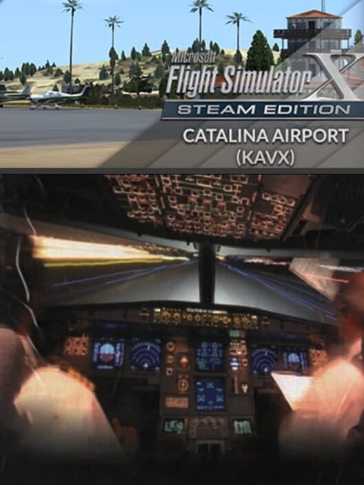 Обложка Microsoft Flight Simulator X: Steam Edition - Catalina Airport (KAVX)