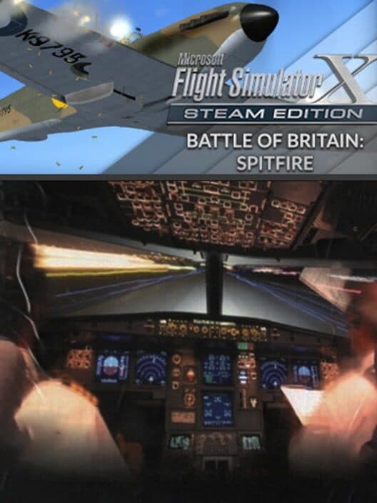 Обложка Microsoft Flight Simulator X: Steam Edition - Battle of Britain: Spitfire