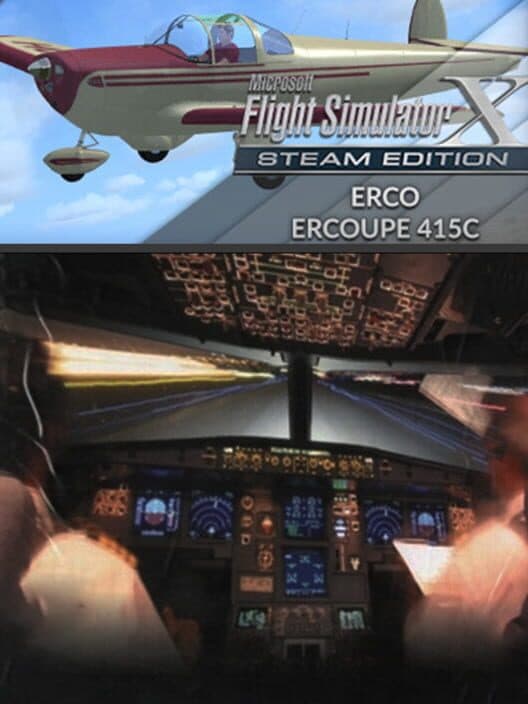 Обложка Microsoft Flight Simulator X: Steam Edition - ERCO Ercoupe 415C
