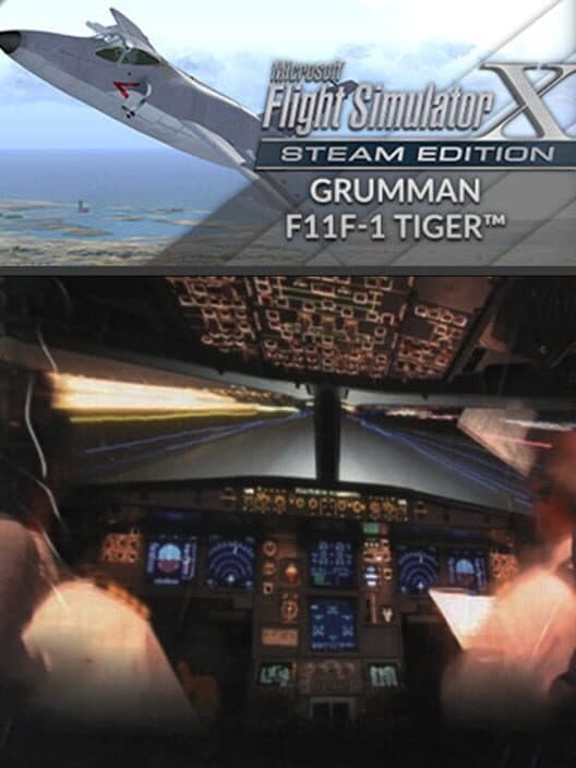 Обложка Microsoft Flight Simulator X: Steam Edition - Grumman F11F-1 Tiger