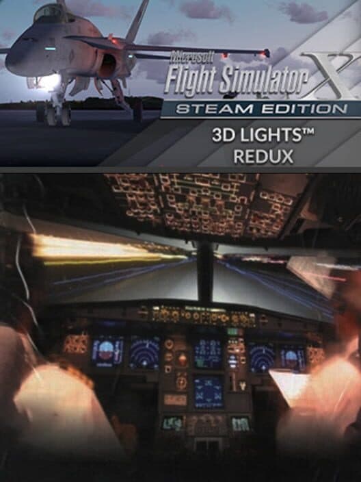 Обложка Microsoft Flight Simulator X: Steam Edition - 3D Lights Redux