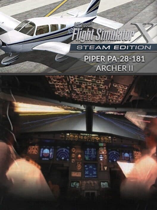 Обложка Microsoft Flight Simulator X: Steam Edition - Piper PA-28-181 Archer II