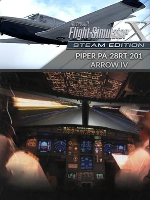 Обложка Microsoft Flight Simulator X: Steam Edition - Piper PA-28RT-201 Arrow IV