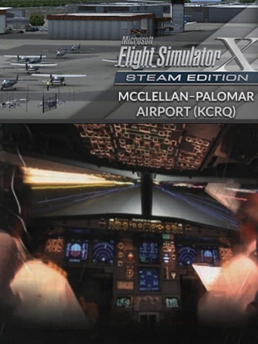 Обложка Microsoft Flight Simulator X: Steam Edition - McClellan-Palomar Airport (KCRQ)