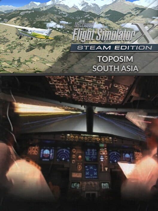 Обложка Microsoft Flight Simulator X: Steam Edition - Toposim South Asia