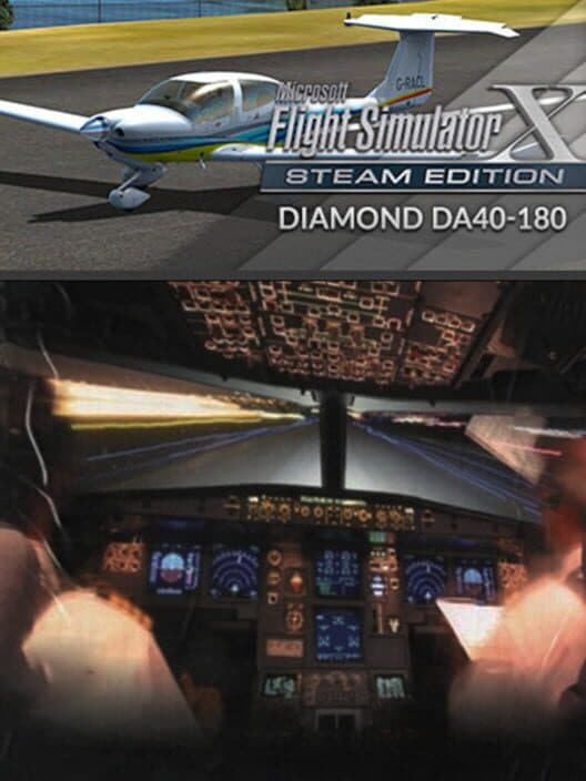 Обложка Microsoft Flight Simulator X: Steam Edition - Diamond DA40-180