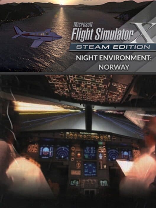 Обложка Microsoft Flight Simulator X: Steam Edition - Night Environment: Norway