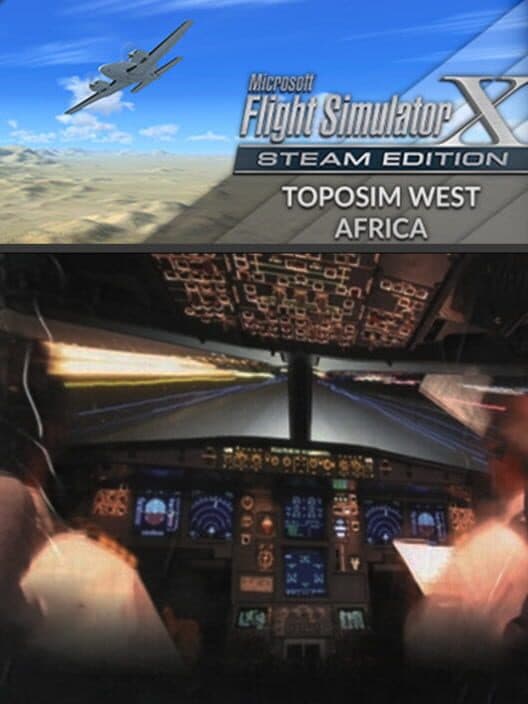 Обложка Microsoft Flight Simulator X: Steam Edition - Toposim West Africa