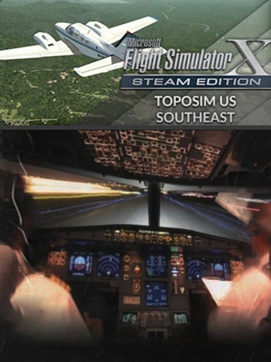 Обложка Microsoft Flight Simulator X: Steam Edition - Toposim US Southeast