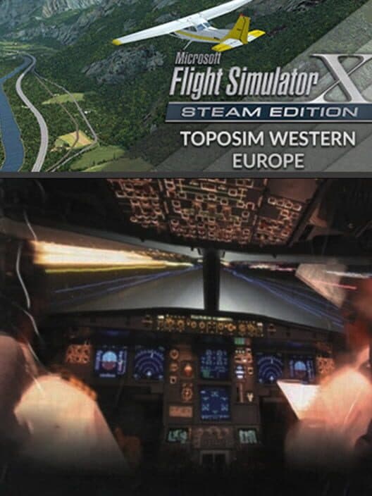 Обложка Microsoft Flight Simulator X: Steam Edition - Toposim Western Europe