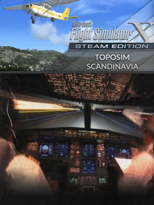 Обложка Microsoft Flight Simulator X: Steam Edition - Toposim Scandinavia