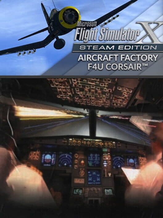 Обложка Microsoft Flight Simulator X: Steam Edition - Aircraft Factory F4U Corsair