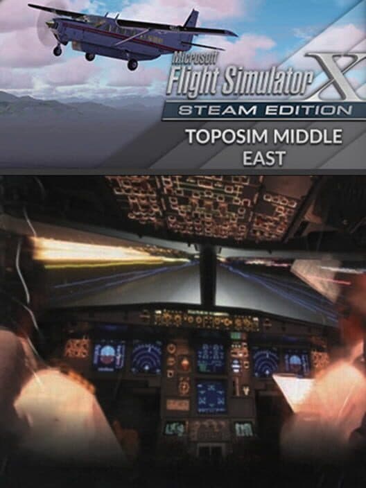 Обложка Microsoft Flight Simulator X: Steam Edition - Toposim Middle East