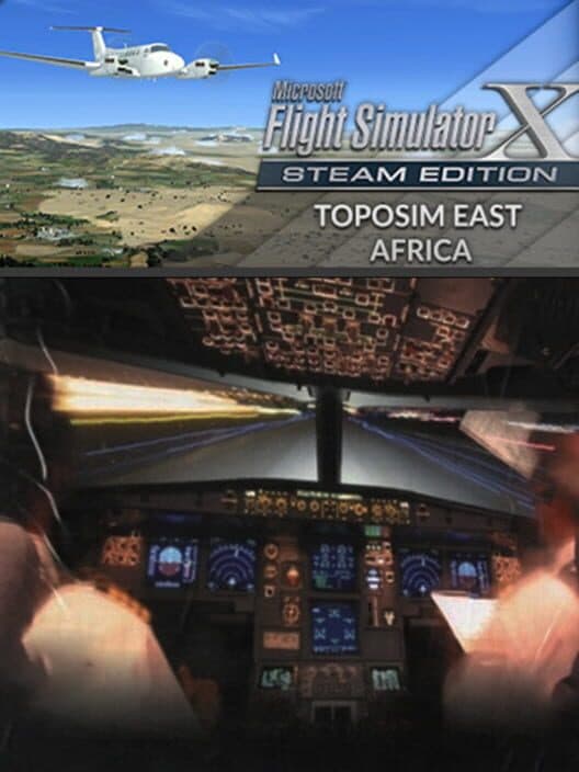 Обложка Microsoft Flight Simulator X: Steam Edition - Toposim East Africa