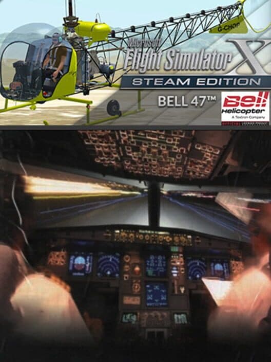 Обложка Microsoft Flight Simulator X: Steam Edition - Bell 47