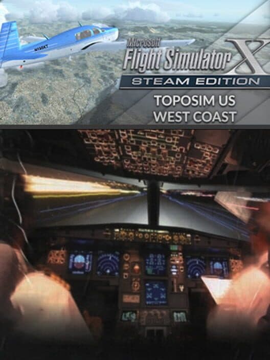 Обложка Microsoft Flight Simulator X: Steam Edition - Toposim US West Coast