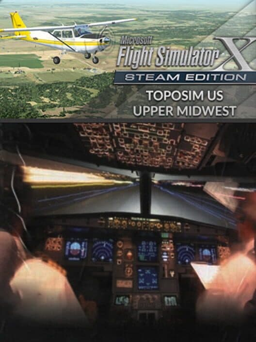 Обложка Microsoft Flight Simulator X: Steam Edition - Toposim US Upper Midwest