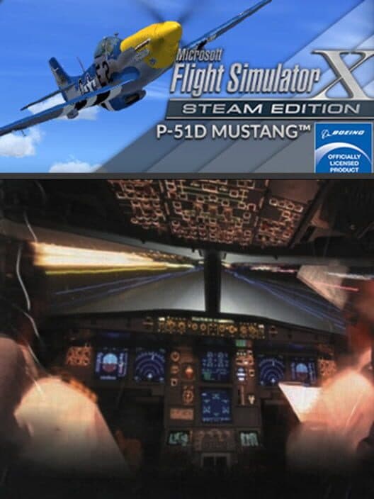 Обложка Microsoft Flight Simulator X: Steam Edition - P-51D Mustang