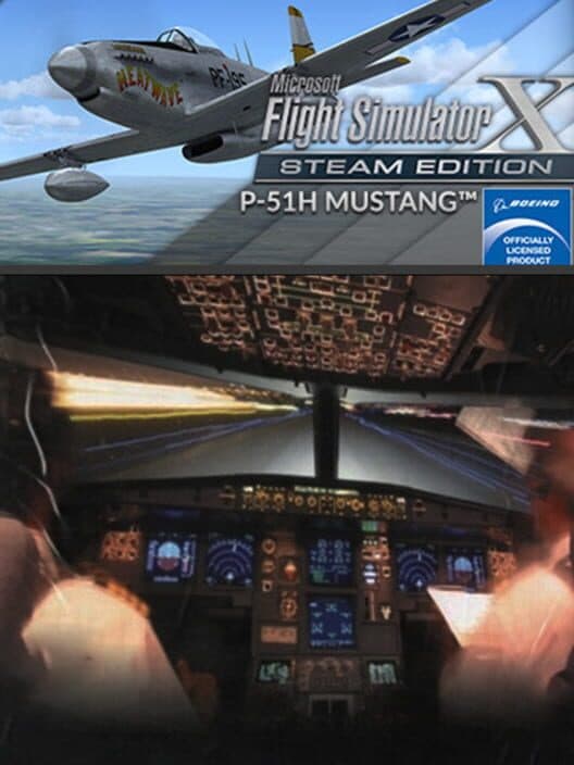 Обложка Microsoft Flight Simulator X: Steam Edition - P-51H Mustang
