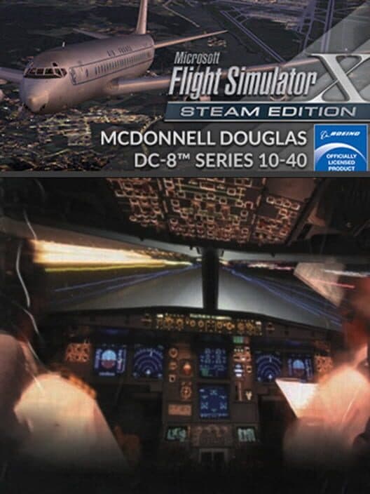 Обложка Microsoft Flight Simulator X: Steam Edition - McDonnell Douglas DC-8 Series 10 - 40