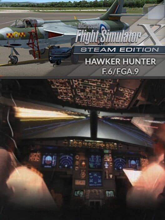 Обложка Microsoft Flight Simulator X: Steam Edition - Hawker Hunter F.6/FGA.9