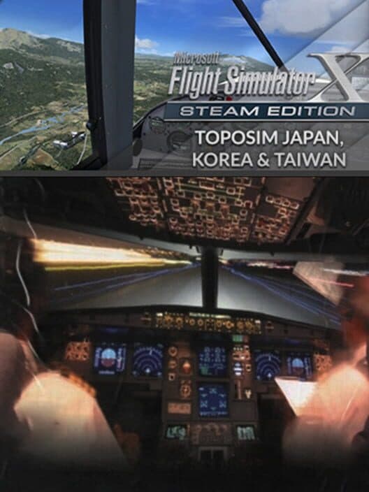 Обложка Microsoft Flight Simulator X: Steam Edition - Toposim Japan, Korea & Taiwan
