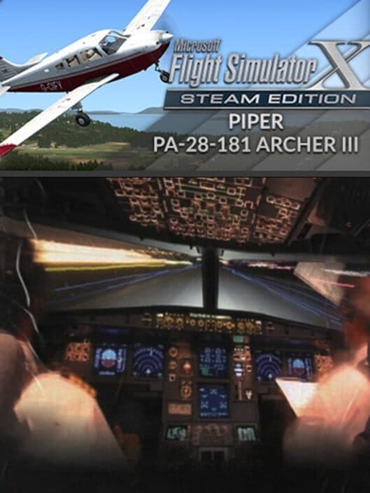 Обложка Microsoft Flight Simulator X: Steam Edition - Piper PA-28-181 Archer III