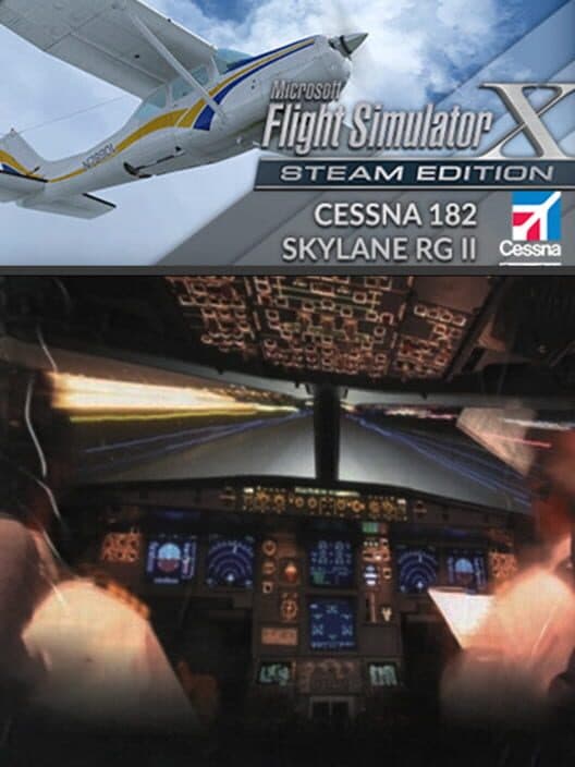 Обложка Microsoft Flight Simulator X: Steam Edition - Cessna 182 Skylane RG II