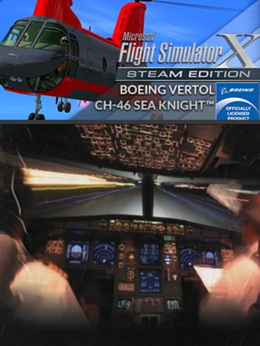 Обложка Microsoft Flight Simulator X: Steam Edition - Boeing Vertol CH-46 Sea Knight