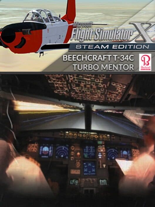 Обложка Microsoft Flight Simulator X: Steam Edition - Beechcraft T-34C Turbo Mentor