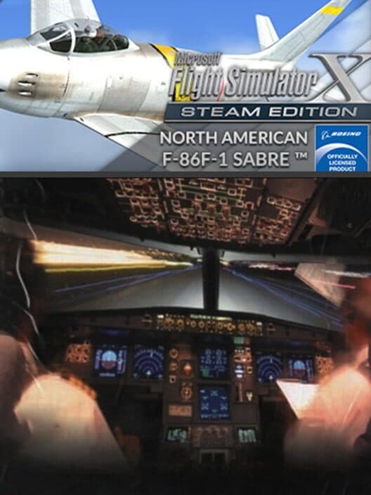 Обложка Microsoft Flight Simulator X: Steam Edition - North American F-86F-1 Sabre