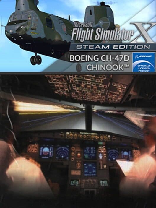 Обложка Microsoft Flight Simulator X: Steam Edition - Boeing-Vertol CH-47D Chinook