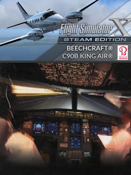 Обложка Microsoft Flight Simulator X: Steam Edition - Beechcraft C90B King Air