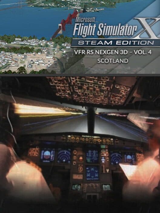 Обложка Microsoft Flight Simulator X: Steam Edition - VFR Real Scenery NexGen 3D - Vol. 4: Scotland