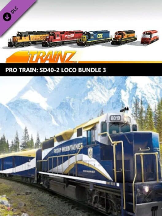 Обложка Trainz Railroad Simulator 2019 Pro Train - SD40-2 Loco Bundle 3