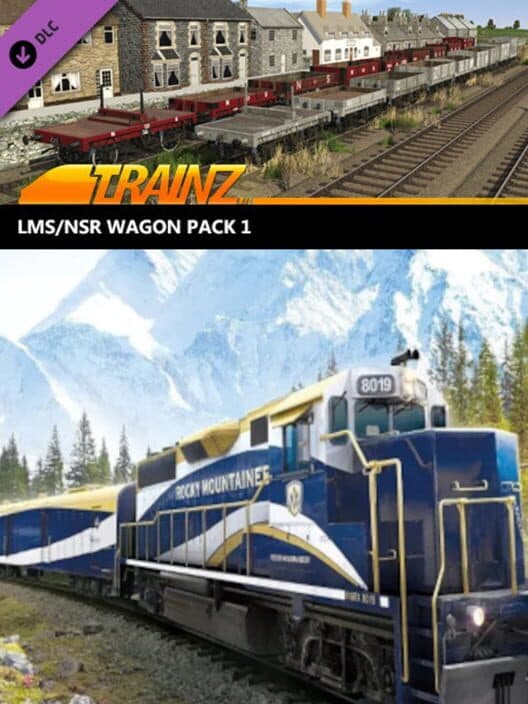 Обложка Trainz Railroad Simulator 2019: LMS/NSR Wagon Pack 1