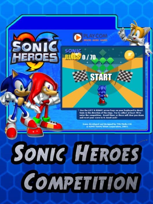 Обложка Sonic Heroes Competition