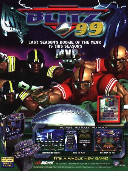 Обложка NFL Blitz 99