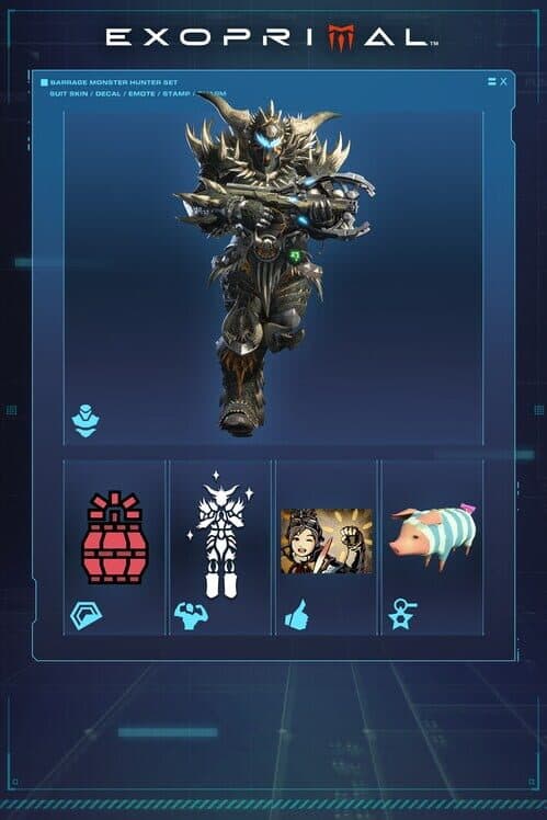 Обложка Exoprimal: Barrage Monster Hunter Set